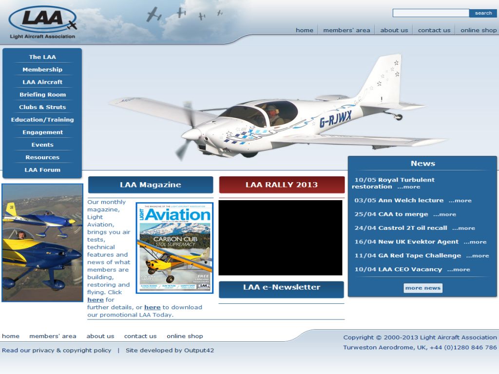 Light Aircraft Association Light Aircraft DB & Sales