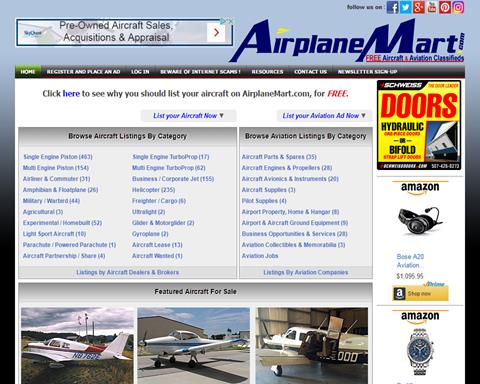 Airplanemart.com, Woldwide Aircraft Clas