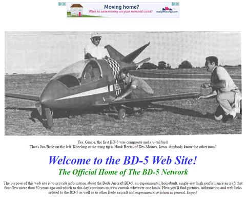 BD-5 website