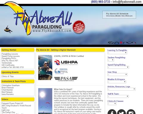 Fly Above All Paragliding