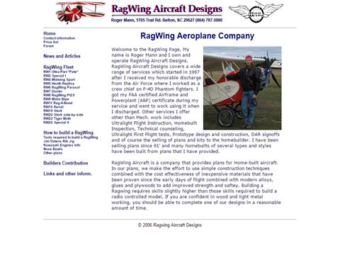 RagWing Aircraft Designs