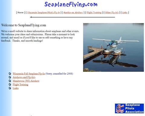 Seaplane Flying website
