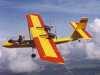 Air-Cam Twin-Engine Experimental Aircraft