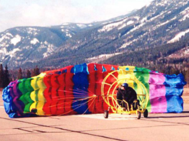 2x Fallschirm Springer Parachute mit LED 2er Set Avion Aircraft YakAir 