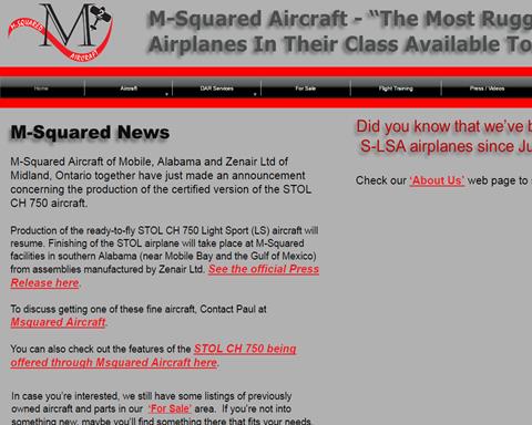 M-Squared Aircraft Inc