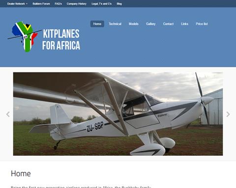 Kitplanes for Africa