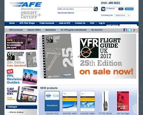 AFE online Pilot Shop