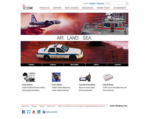 ICOM America Home Page